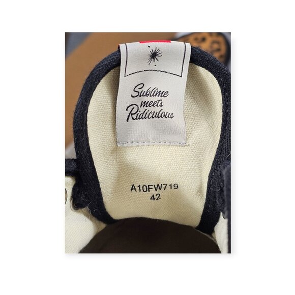 Maison Mihara Yasuhiro Baker OG Sole Canvas Leopard Sneakers EU 42 US 9 - Picture 3 of 7